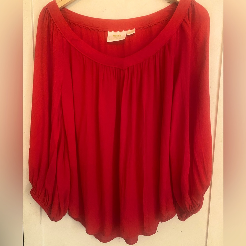 Beautiful red Maeve oversized Top tomato red 10 P